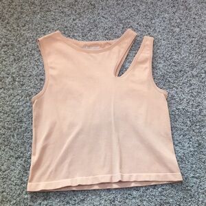 Bella Movement light orange tank top